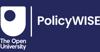 The Open University PolicyWISE logo