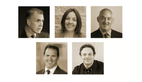 headshots of speakers