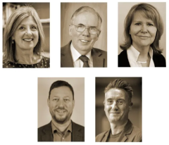 headshots of speakers